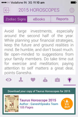 2015 Zodiac Horoscope screenshot 3