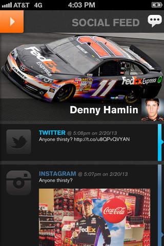 Denny Hamlin screenshot 2