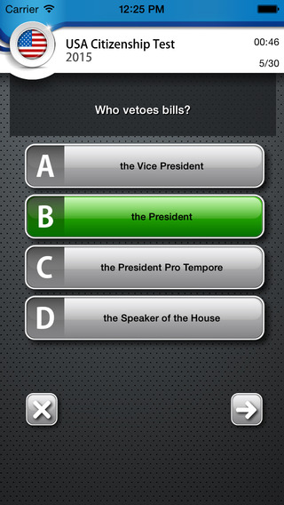 【免費工具App】Free USA Citizenship Test 2015-APP點子