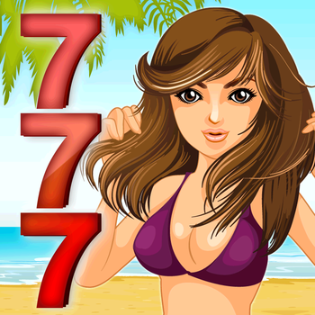 Bikini Beach Slots : Get Lucky with Blackjack Bonanza, Poker Blitz and Big Jackpots! 遊戲 App LOGO-APP開箱王