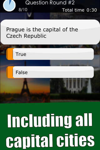 Capital City World Quiz - A General Education Game: From Berlin to London to New York to Singapore to Hong Kong and further screenshot 2