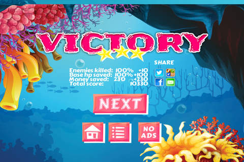 Anemone Reef Defender - TD Strategy Game - HD screenshot 3