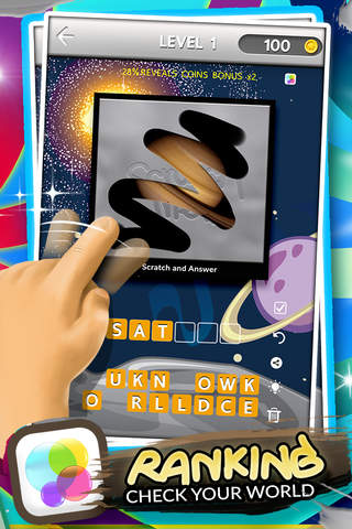 Scratch The Pics : Astronomy Space Trivia Photo Reveal Games Pro screenshot 2