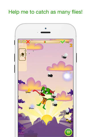 Frog Ninja - Catch flies more than friends! screenshot 4
