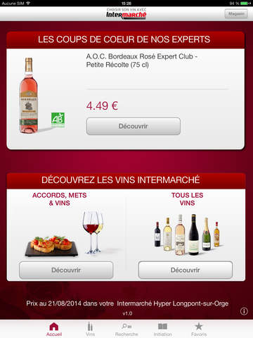Choisir son vin avec Intermarche screenshot 2