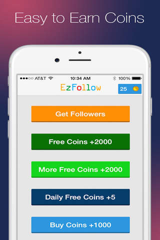 EzFollow - Get Followers Fast screenshot 3