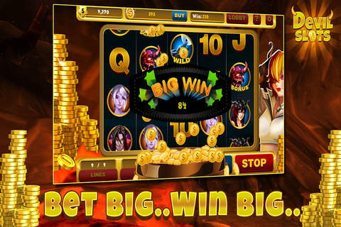 Devil Slots - Spin Dare Wheel to Feel Slot Fever screenshot 3