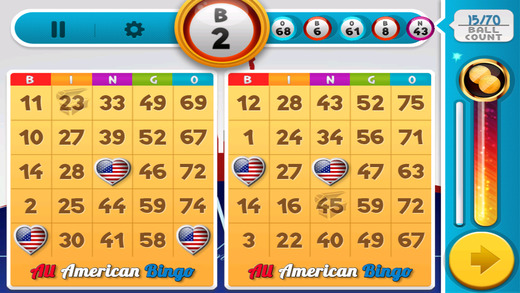 A*A*A All American Bingo - Daub Winning Patriotic Cards