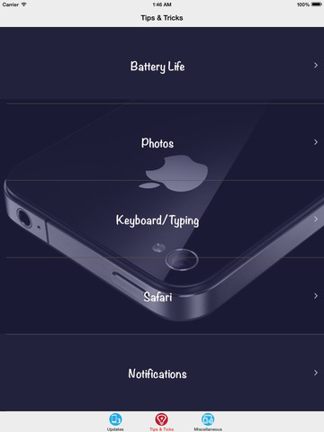 【免費書籍App】Tips & Tricks for iPhone (Hidden Secrets)-APP點子