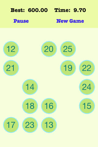 25 Numbers Spinner - Tap The Number Dot screenshot 3