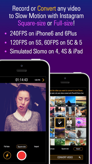 Slomogram - Slow motion for Instagram video