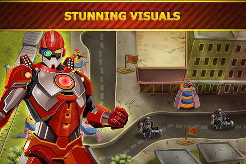 Super-Hero City Defence: Powerful Crime Fighting Battlefield FREE screenshot 2