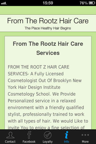 From The Rootz Hair Care screenshot 4