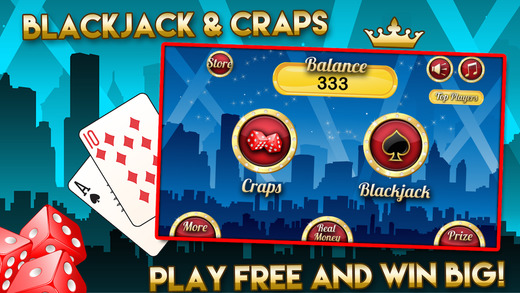 【免費遊戲App】Classic Casino with Gold Blackjack Bonanza and Fortune Craps House!-APP點子