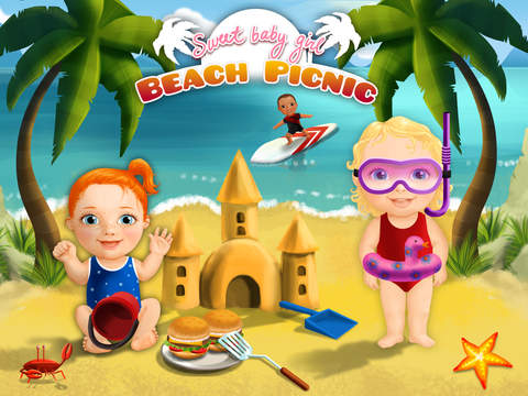 Sweet Baby Girl Beach Picnic – Kids Grill Burger Party, Dress Up and Decoration Game на iPad
