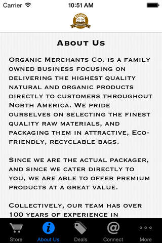 Organic Merchants Co screenshot 2