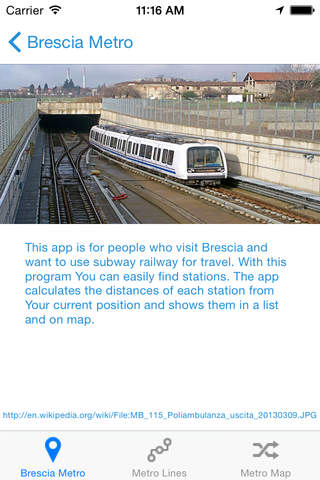 Brescia Metro screenshot 2