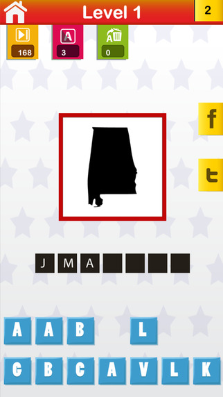 Guess the US States HD ~ Guess the Pics and Photos in this Popular Word Puzzle Quiz