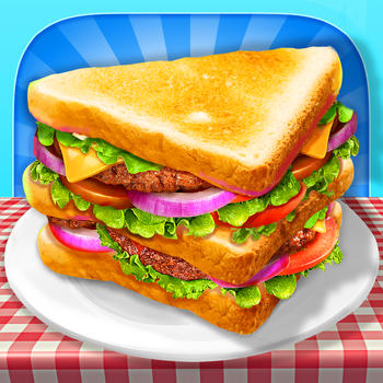 Sugar Cafe - Sandwich Maker: Bake, Make & Decorate Kids Food Game 遊戲 App LOGO-APP開箱王