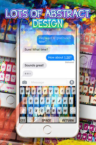 KeyCCM – Abstract : Custom Color & Wallpaper Keyboard Themes in The Art Gallery  Designs Style screenshot 2