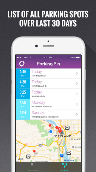 【免費交通運輸App】Parking Pin™ - Automatic GPS Parking Spot Tracker with Map & Meter-APP點子