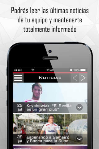 FutbolApp - Sevilla Edition screenshot 2