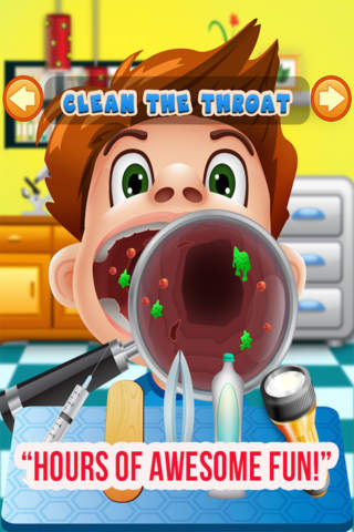 Throat Doctor Office - Fun Free Games for Little Kids screenshot 3