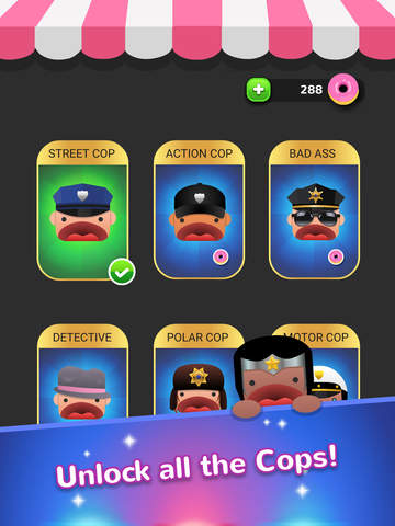 【免費遊戲App】Cops and Donuts! Don't block the lines-APP點子