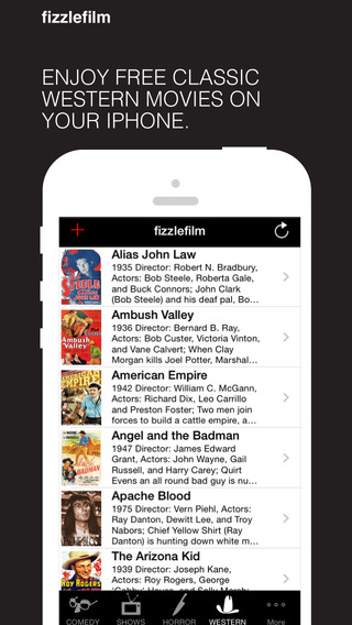 【免費娛樂App】Fizzlefilm - Free Classic Movies & TV Shows-APP點子