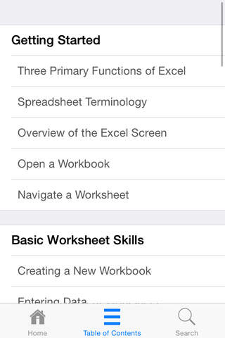 kApp - 101 Training for Excel 2010 screenshot 2