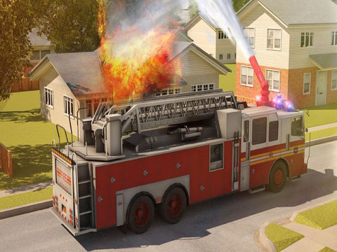 【免費遊戲App】3D Firetruck Parking PRO - Full 2015 Emergency Vehicle Simulation Version-APP點子