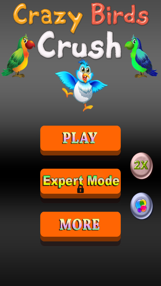 Crazy Birds Crush - A Free Fun Power jelly Blitz Blast game