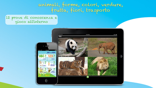 【免費教育App】ABC per i Bambini: Impara Lettere, Numeri e Parole con Animali, Forme, Colori, Frutta e Verdura-APP點子