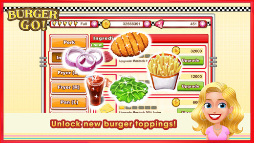 【免費遊戲App】Burger Go - Fun Cooking Game-APP點子