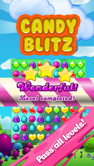 【免費遊戲App】Candy Blitz - Addictive Match 3 Puzzle adventure Mania-APP點子