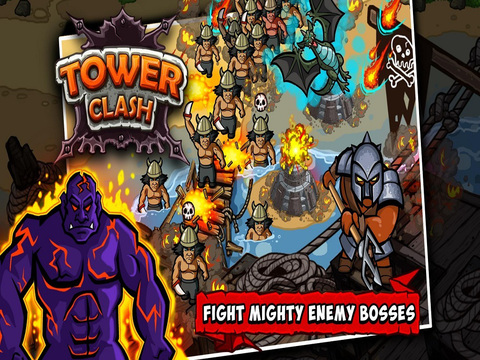 【免費遊戲App】Tower Clash TD-APP點子