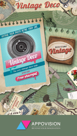 Vintage Deco Pro - Sticker Camera for Photo Editing