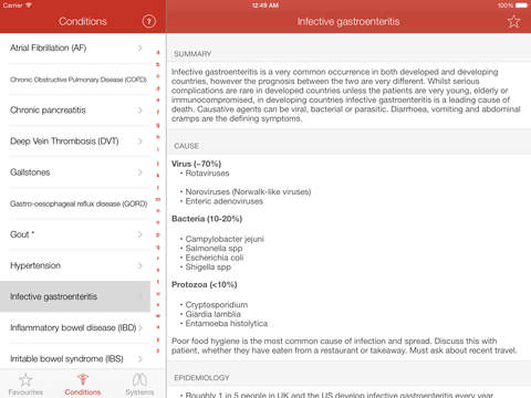 【免費醫療App】Clinical Conditions for Medical Students-APP點子