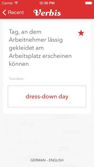 【免費商業App】Verbis English – German Business Dictionary. Verbis Deutsch – Englisch Business Wörterbuch-APP點子