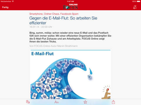 【免費個人化App】FOCUS Online - Nachrichten-APP點子