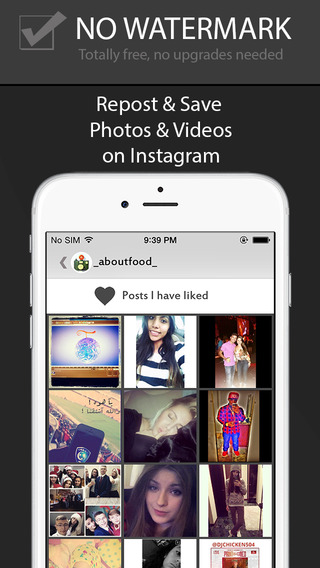 Repost NOW - for Instagram Photos Videos Save Grab Download them