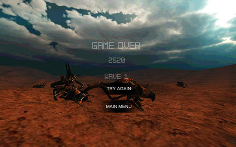 Mars is under attack 3D Pro screenshot 2