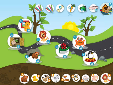 Animals - educational puzzle games for kids and toddlers