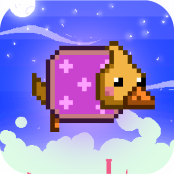 Flying Rainbow Dog & Bird - Fun Free Easy Physics Tap Jump 8-Bit Pixel Adventure For Kids 遊戲 App LOGO-APP開箱王