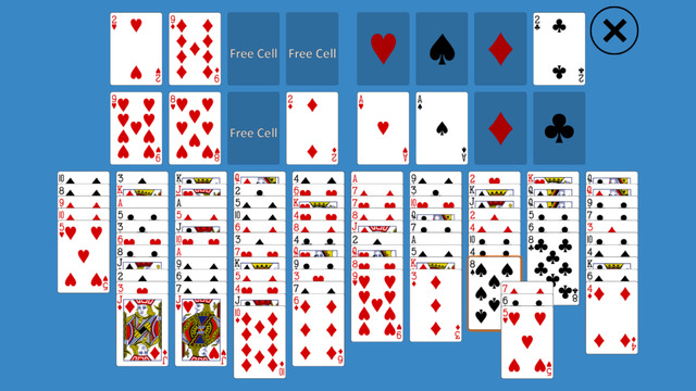 【免費遊戲App】Solitaire FreeCell Two Decks-APP點子