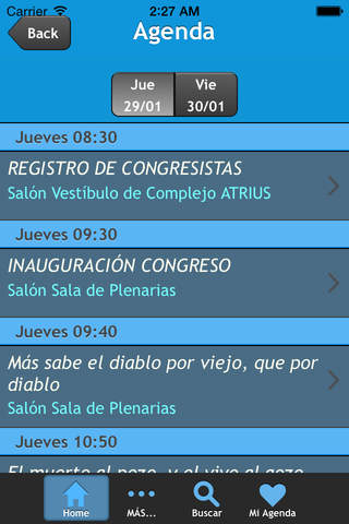 Congreso Especializado 2015 screenshot 2