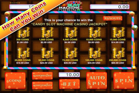 Candy Slot Machine Casino screenshot 4
