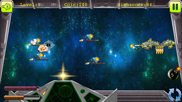 【免費遊戲App】Alien Spaceship Attack - Zero Gravity Wars Laser Cannon Star Battlefront Game Free-APP點子