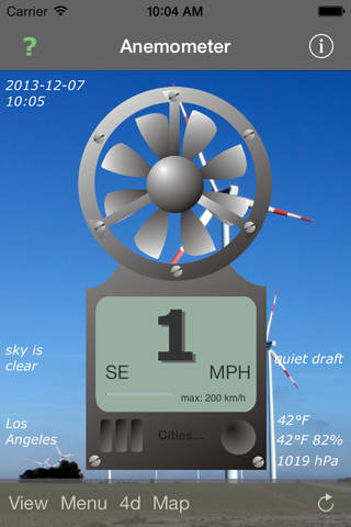 Anemometer screenshot 3