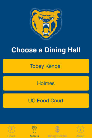 UNC Dining Services screenshot 2